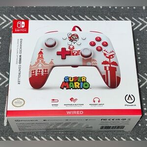 NIB Nintendo Switch Super Mario Bros. Wired Controller Power A
